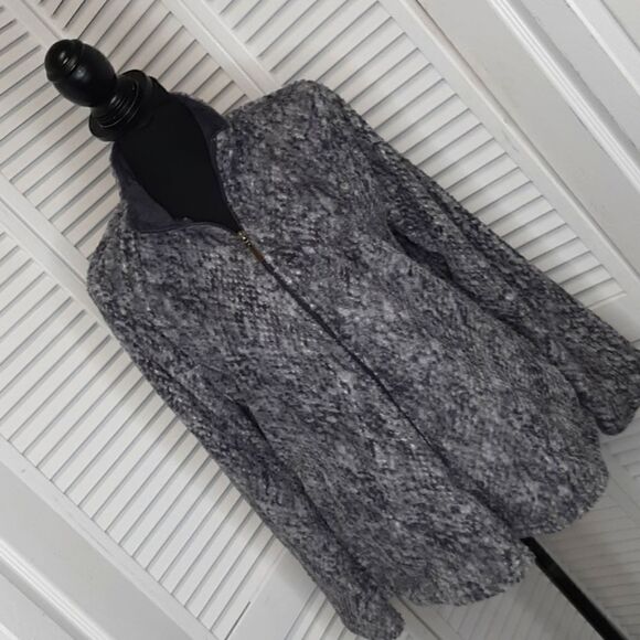 NWOT Stan Herman Gray Plush Lightweight Jacket - Picture 1 of 7